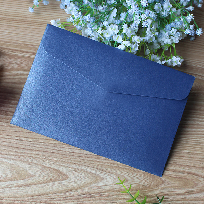 SET 5 BAO THƯ ÁNH KIM 130GSM KÍCH THƯỚC 137x197mm NHIỀU MÀU SẮC T.CRAFT HOUSE