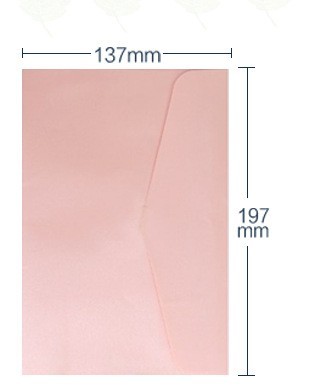 SET 5 BAO THƯ ÁNH KIM 130GSM KÍCH THƯỚC 137x197mm NHIỀU MÀU SẮC T.CRAFT HOUSE