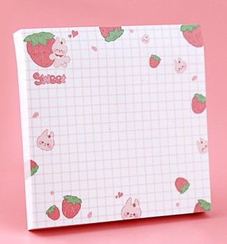 GIẤY NHỚ HÌNH VUÔNG CHỦ ĐỀ TRÁI CÂY ĐANG DẠNG, MÀU SẮC T-CRAFT  ^^