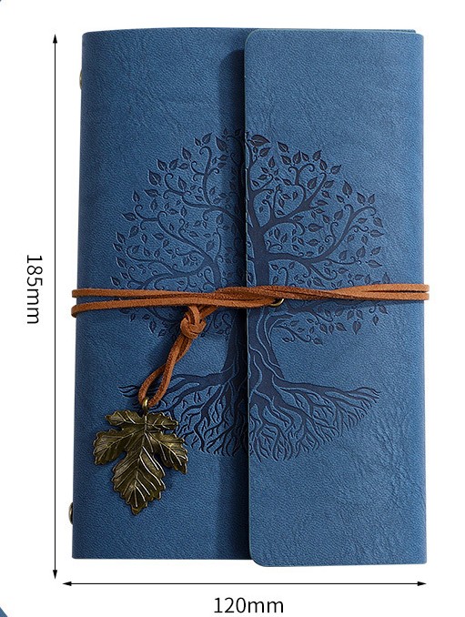 SỔ TAY DA HOẠ TIẾT CÂY CỔ THỤ PHONG CÁCH VINTAGE T.CRAFT HOUSE