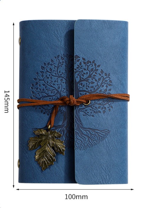 SỔ TAY DA HOẠ TIẾT CÂY CỔ THỤ PHONG CÁCH VINTAGE T.CRAFT HOUSE