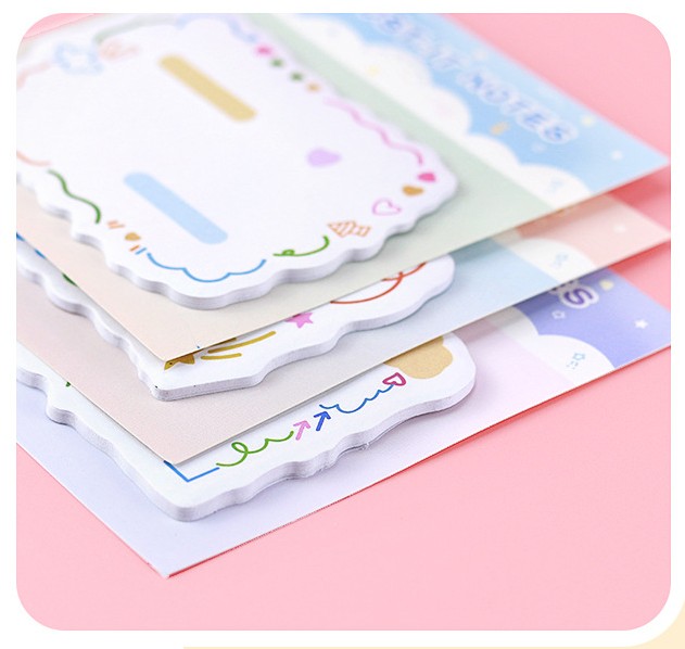 COMBO 4 SET GIẤY NHỚ PHONG CÁCH HOẠT HÌNH XINH XẮN T.CRAFT HOUSE