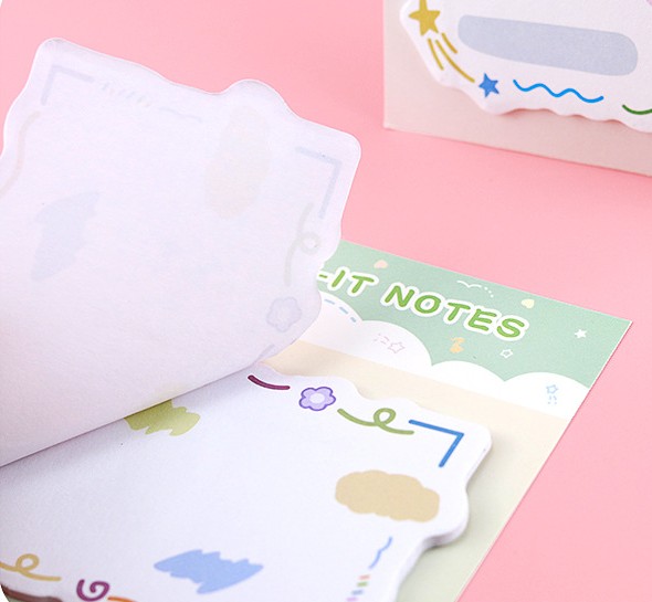 COMBO 4 SET GIẤY NHỚ PHONG CÁCH HOẠT HÌNH XINH XẮN T.CRAFT HOUSE
