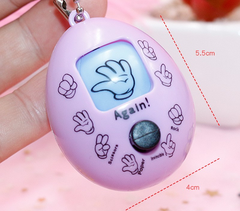 MÓC KHÓA TRỨNG TRÒ CHƠI OẲN TÙ XÌ BAO BÚA KÉO TUỔI THƠ T-CRAFT ^^
