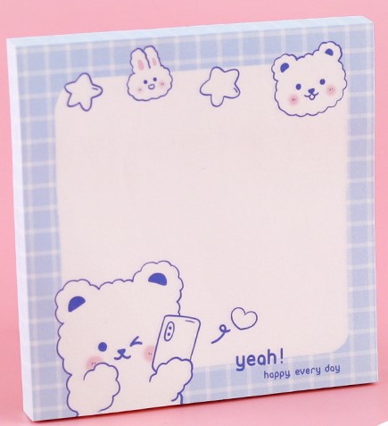 GIẤY NHỚ CHỦ ĐỀ ĐÔI BẠN DỄ THƯƠNG BEAR AND BUNNY T-CRAFT