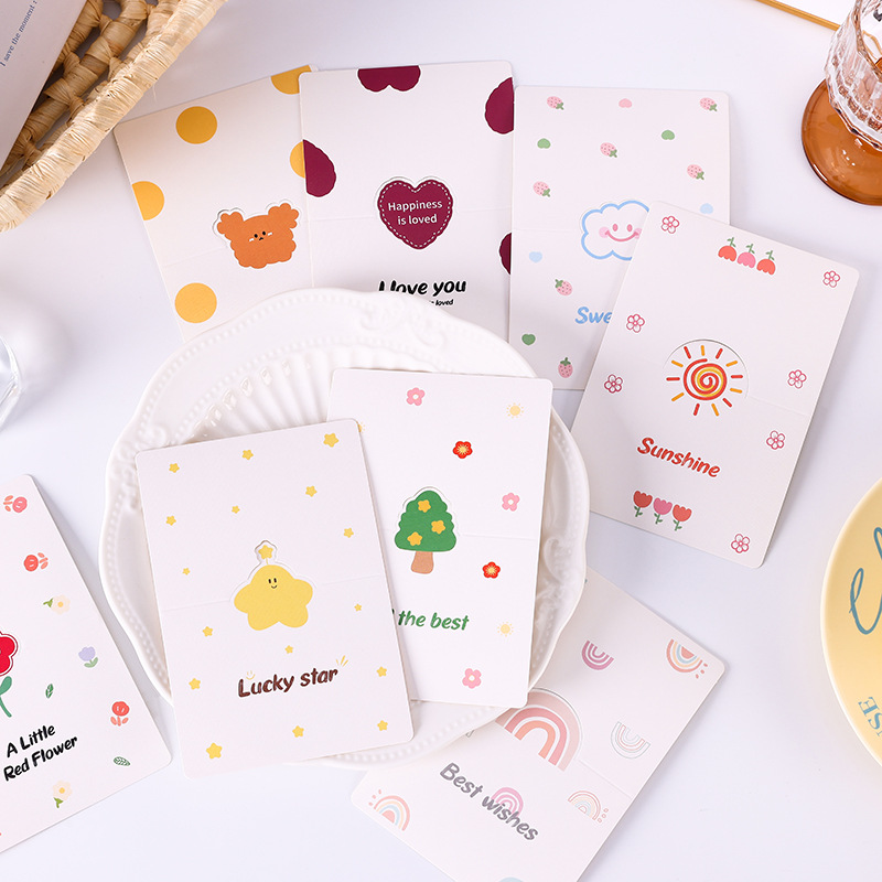 COMBO NGẪU NHIÊN 10 THIỆP IN MINI DỄ THƯƠNG NHIỀU CHỦ ĐỀ T.CRAFT HOUSE (KHÔNG GỒM BAO THƯ)