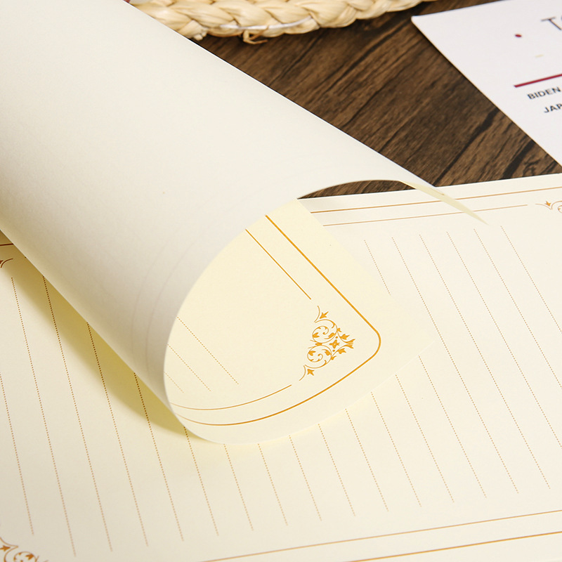 GIẤY VIẾT THƯ CÓ DÒNG KẺ 100GSM PHONG CÁCH VINTAGE T.CRAFT HOUSE