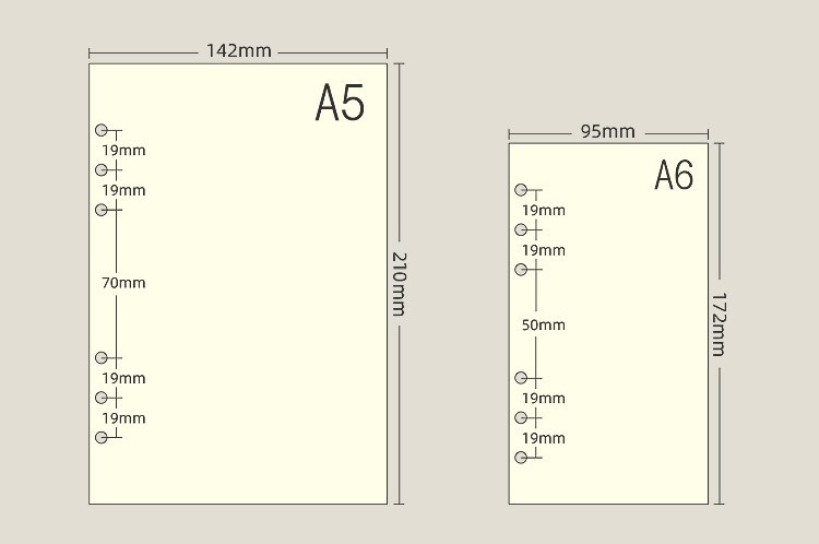 GIẤY REFILL SỔ BÌA CÒNG A6 DỄ XƯƠNG T.CRAFT HOUSE (KHÔNG BAO GỒM CÒNG)