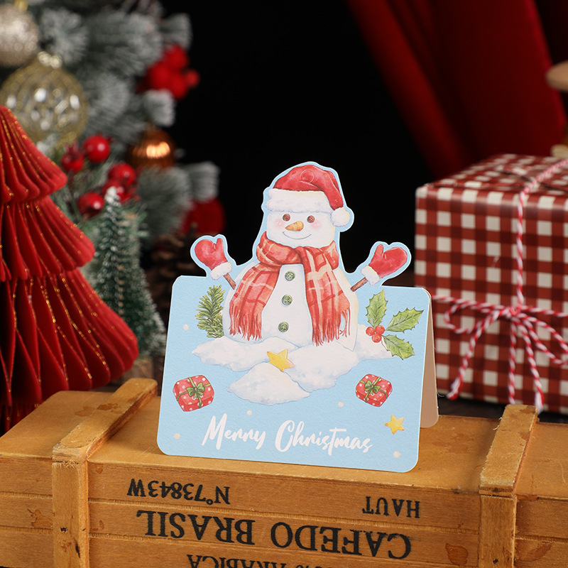 COMBO NGẪU NHIÊN 10 THIỆP IN MINI CHỦ ĐỀ GIÁNG SINH DỄ THƯƠNG VÀ ĐẦY MÀU SẮC T.CRAFT HOUSE - MẪU 4