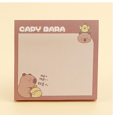 GIẤY NHỚ/ GIẤY GHI CHÚ CHỦ ĐỀ CAPYBARA SIÊU YÊU T.CRAFT HOUSE