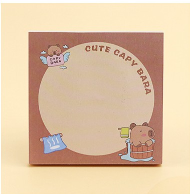 GIẤY NHỚ/ GIẤY GHI CHÚ CHỦ ĐỀ CAPYBARA SIÊU YÊU T.CRAFT HOUSE