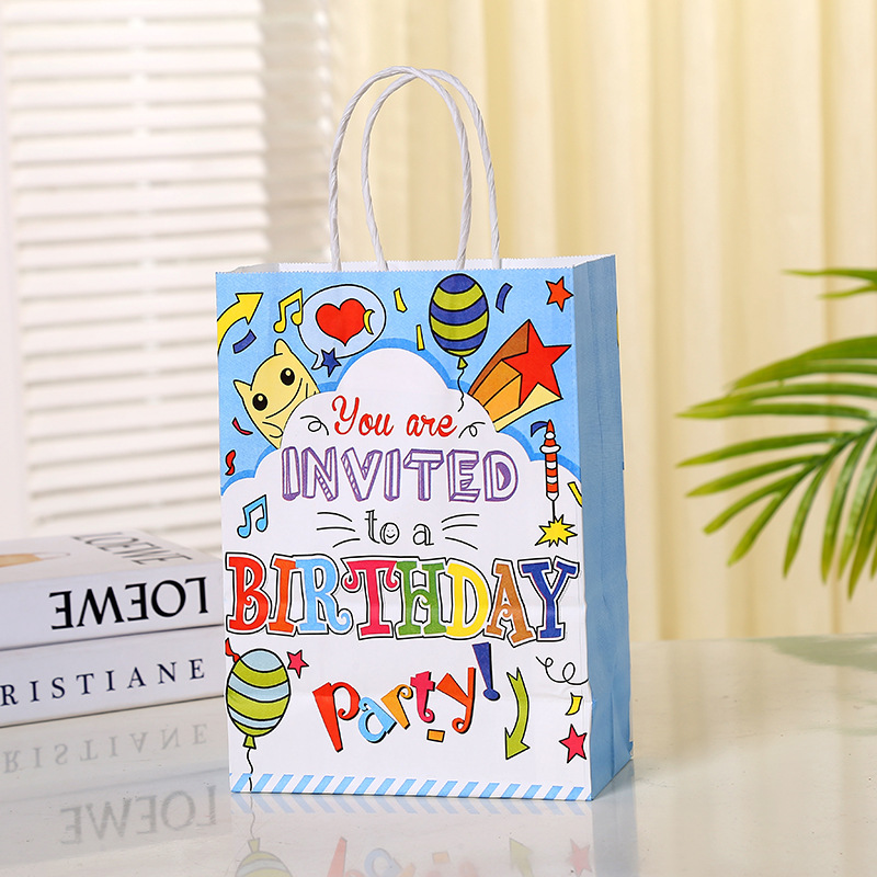 TÚI GIẤY ĐỰNG QUÀ CHỦ ĐỀ HAPPY BIRTHDAY RỰC RỠ VÀ ĐẦY MÀU SẮC T.CRAFT HOUSE