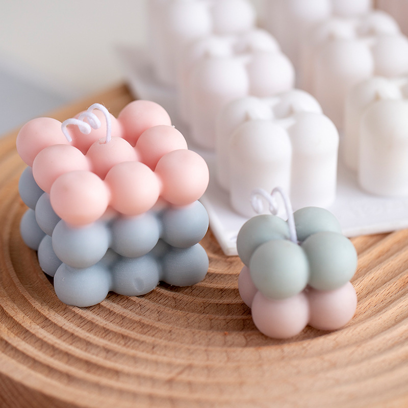 KHUÔN SILICON LOẠI 1 CAO CẤP LÀM SÁP THƠM, RESIN,THẠCH CAO, XÀ PHÒNG HÌNH RUBIK T.CRAFT HOUSE