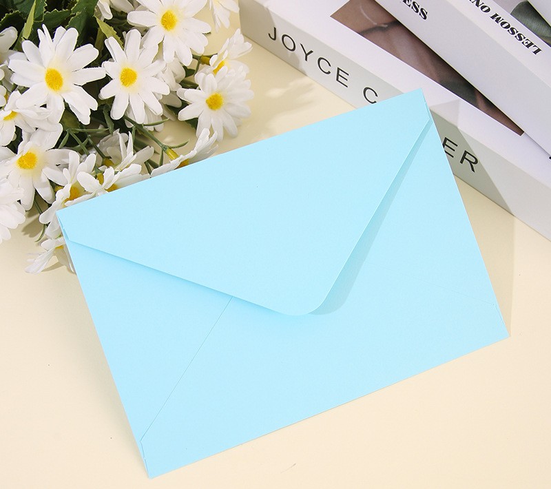 SET 5 BAO THƯ CAO CẤP TRƠN DÀY 180GSM KÍCH THƯỚC 13.5x18.5CM NHIỀU MÀU SẮC T.CRAFT HOUSE