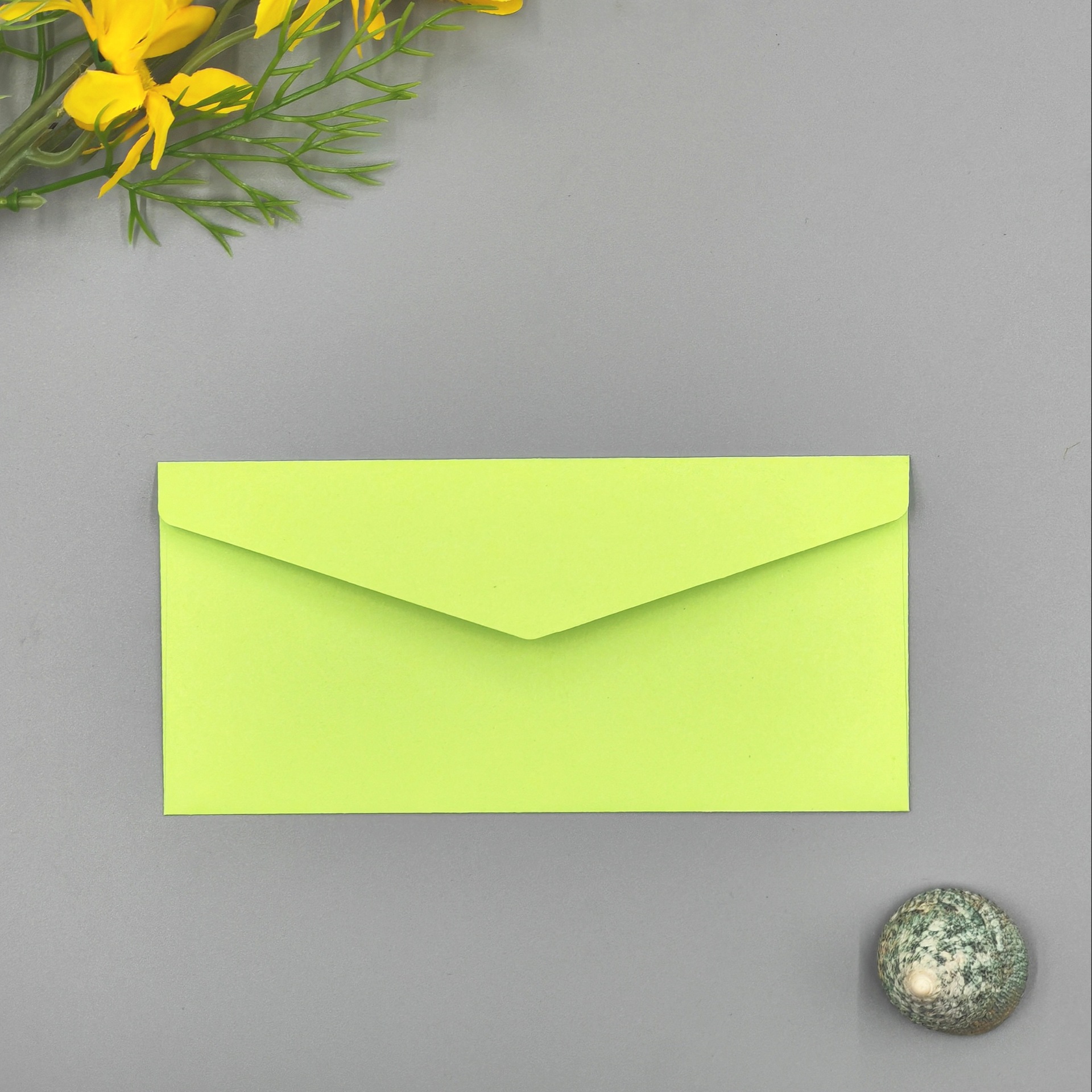 SET 5 BAO THƯ TRƠN 100GSM KÍCH THƯỚC 22x11cm NHIỀU MÀU SẮC T.CRAFT HOUSE