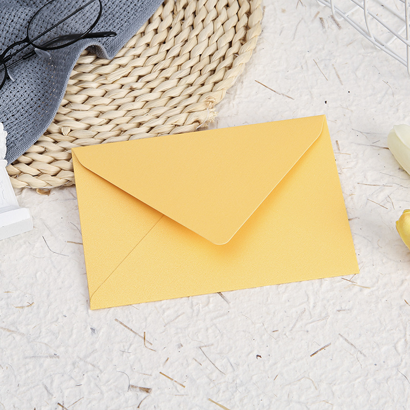 SET 5 BAO THƯ ÁNH KIM 250GSM KÍCH THƯỚC 11x16cm T.CRAFT HOUSE (KHÔNG BAO GỒM CON DẤU SÁP)