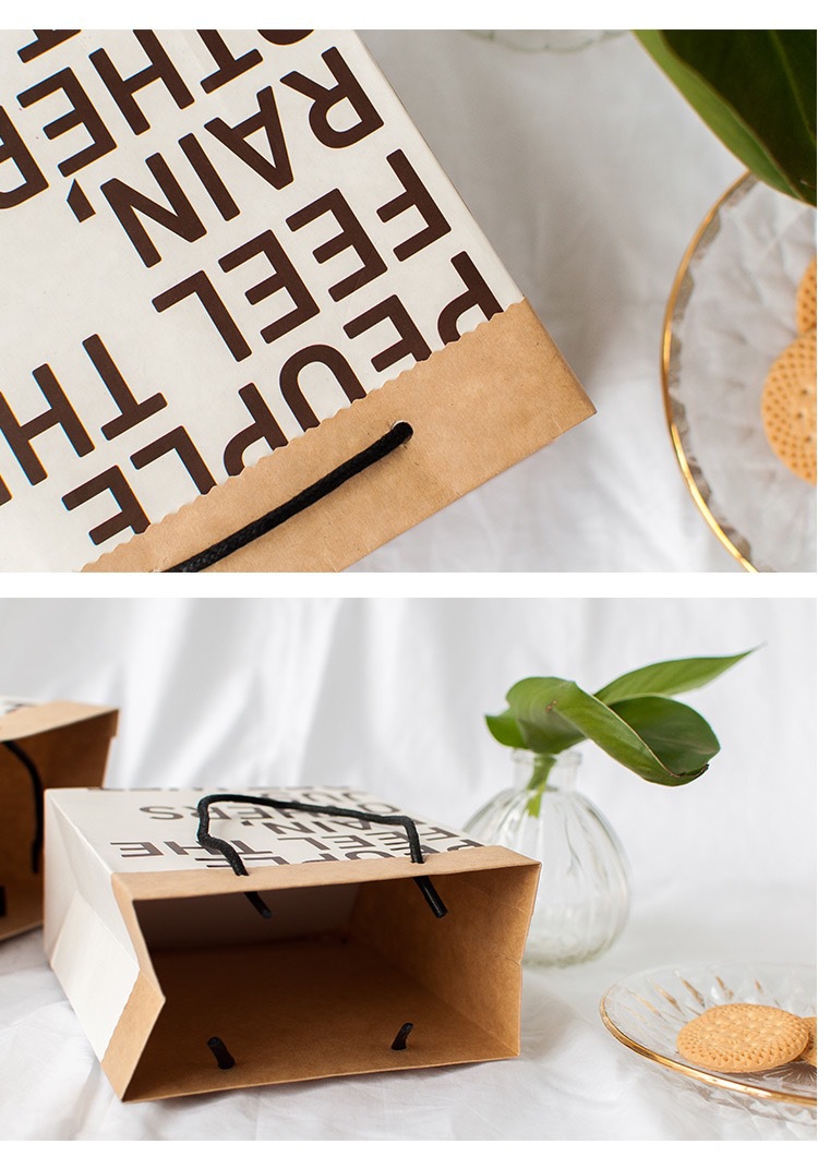 TÚI GIẤY IN CHỮ CÓ QUAI ĐỰNG QUÀ CAO CẤP DÀY DẶN T.CRAFT HOUSE