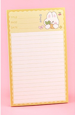 GIẤY NHỚ/ GIẤY GHI CHÚ HÌNH CHỮ NHẬT NHIỀU HOẠ TIẾT HOẠT HÌNH XINH XẮN DỄ THƯƠNG T.CRAFT HOUSE