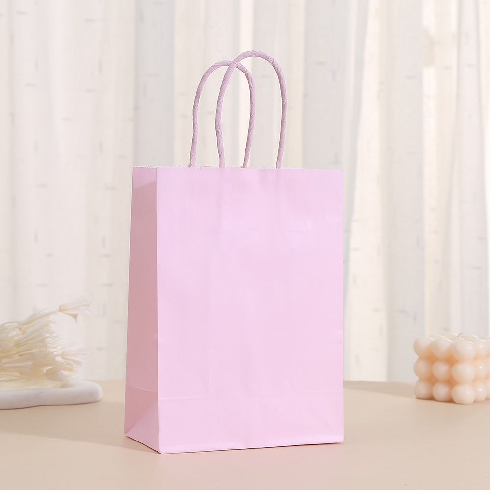 TÚI GIẤY KRAFT DÀY 120GSM MÀU PASTEL KÈM QUAI XÁCH CÙNG MÀU CHẮC CHẮN ĐỰNG QUÀ TẶNG T.CRAFT HOUSE