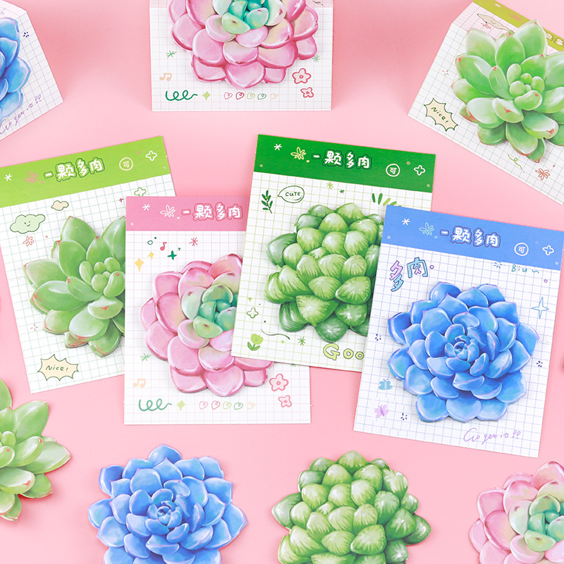COMBO 4 SET GIẤY NHỚ HÌNH HOA XINH XẮN PHONG CÁCH RETRO T.CRAFT HOUSE