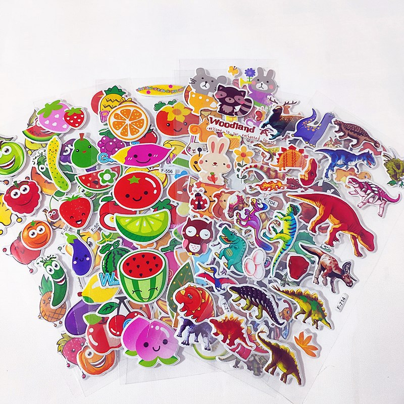STICKER NHIỀU HÌNH ẢNH VÀ MÀU SẮC CHO BÉ CHƠI VÀ TRANG TRÍ TẬP VỞ T-CRAFT ^^