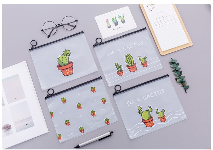 TÚI ĐỰNG BÚT CHẤT LIỆU NHỰA TRONG SUỐT CHỐNG THẤM NƯỚC DÀNH CHO HỌC SINH T-CRAFT ^^