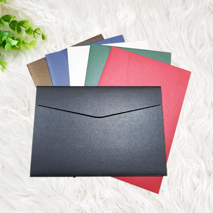 SET 5 BAO THƯ ÁNH KIM 250GSM KÍCH THƯỚC 160x230mm NHIỀU MÀU SẮC T.CRAFT HOUSE