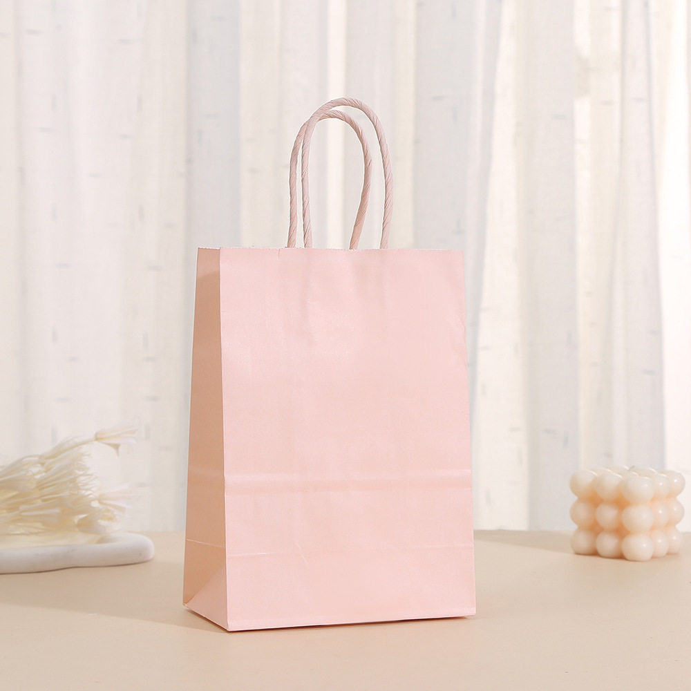 TÚI GIẤY KRAFT DÀY 120GSM MÀU PASTEL KÈM QUAI XÁCH CÙNG MÀU CHẮC CHẮN ĐỰNG QUÀ TẶNG T.CRAFT HOUSE