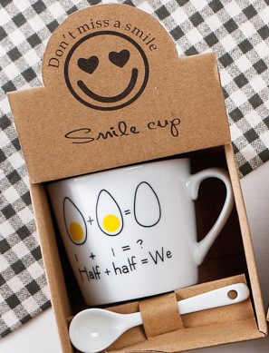 TÁCH TRÀ/ CÀ PHÊ BẰNG GỐM SỨ NHIỀU HÌNH ẢNH DỄ THƯƠNG, TIỆN DỤNG CÓ KÈM MUỖNG T-CRAFT ^^