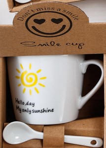 TÁCH TRÀ/ CÀ PHÊ BẰNG GỐM SỨ NHIỀU HÌNH ẢNH DỄ THƯƠNG, TIỆN DỤNG CÓ KÈM MUỖNG T-CRAFT ^^