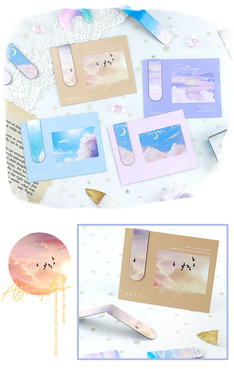 THẺ KẸP SÁCH, ĐÁNH DẤU TRANG NAM CHÂM CHỦ ĐỀ THIÊN NHIÊN LÃNG MẠN T-CRAFT ^^