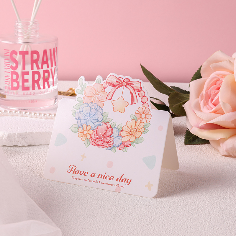 THIỆP IN MINI CHỦ ĐỀ HOA PHONG CÁCH VINTAGE CÙNG THÔNG ĐIỆP Ý NGHĨA T.CRAFT HOUSE (KHÔNG BAO GỒM BAO THƯ)