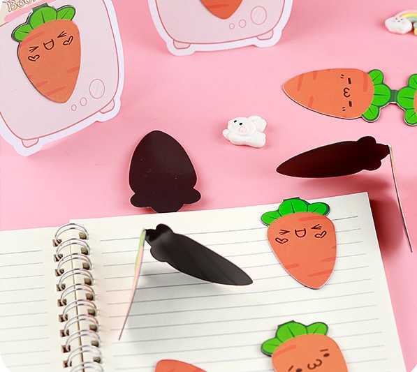 BOOKMARK/ KẸP SÁCH NAM CHÂM HÌNH CỦ CÀ RỐT SIÊU CƯNG T.CRAFT HOUSE
