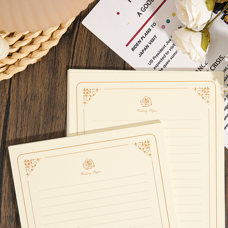 GIẤY VIẾT THƯ CÓ DÒNG KẺ 100GSM PHONG CÁCH VINTAGE T.CRAFT HOUSE