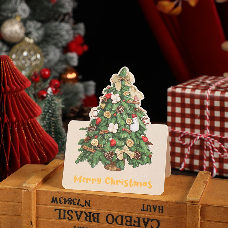 COMBO NGẪU NHIÊN 10 THIỆP IN MINI CHỦ ĐỀ GIÁNG SINH DỄ THƯƠNG VÀ ĐẦY MÀU SẮC T.CRAFT HOUSE - MẪU 4