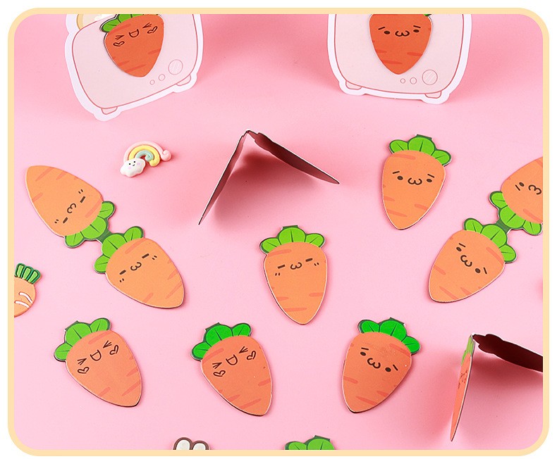 BOOKMARK/ KẸP SÁCH NAM CHÂM HÌNH CỦ CÀ RỐT SIÊU CƯNG T.CRAFT HOUSE