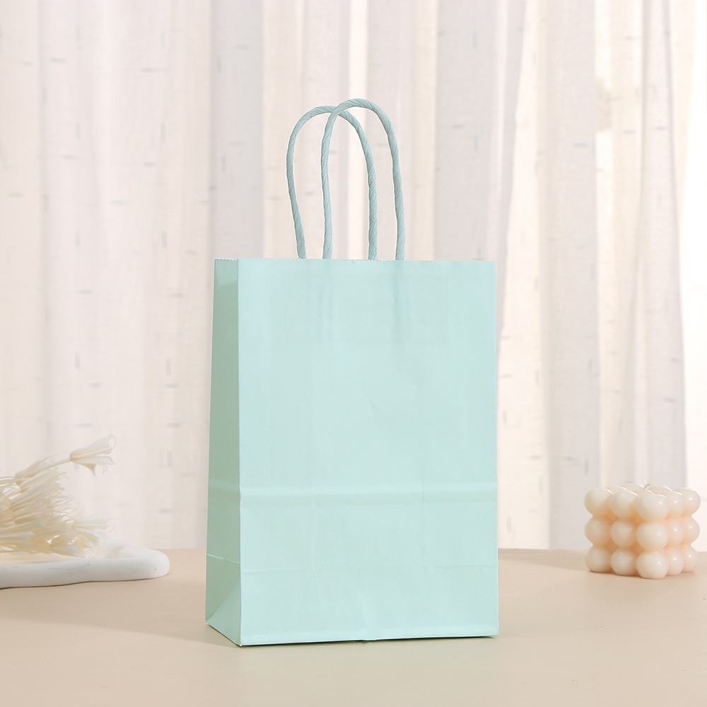 TÚI GIẤY KRAFT DÀY 120GSM MÀU PASTEL KÈM QUAI XÁCH CÙNG MÀU CHẮC CHẮN ĐỰNG QUÀ TẶNG T.CRAFT HOUSE