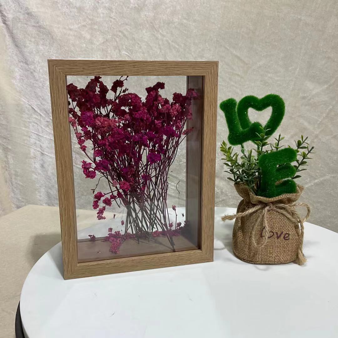 KHUNG HỘP GỖ 3D MẶT MICA LÀM TRANH TRANG TRÍ ĐỂ BÀN T.CRAFT HOUSE-NVLG