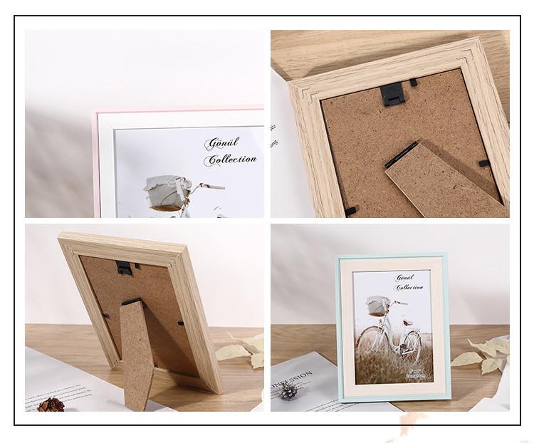 KHUNG ẢNH GỖ VIỀN MÀU MẶT MICA LÀM TRANH DECOR TRANG TRÍ ĐỂ BÀN T.CRAFT HOUSE-NVLG