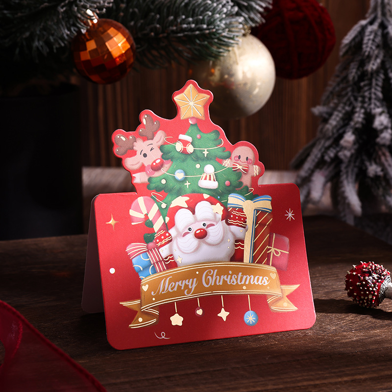 COMBO NGẪU NHIÊN 10 THIỆP IN MINI CHỦ ĐỀ GIÁNG SINH DỄ THƯƠNG VÀ ĐẦY MÀU SẮC T.CRAFT HOUSE - MẪU 5