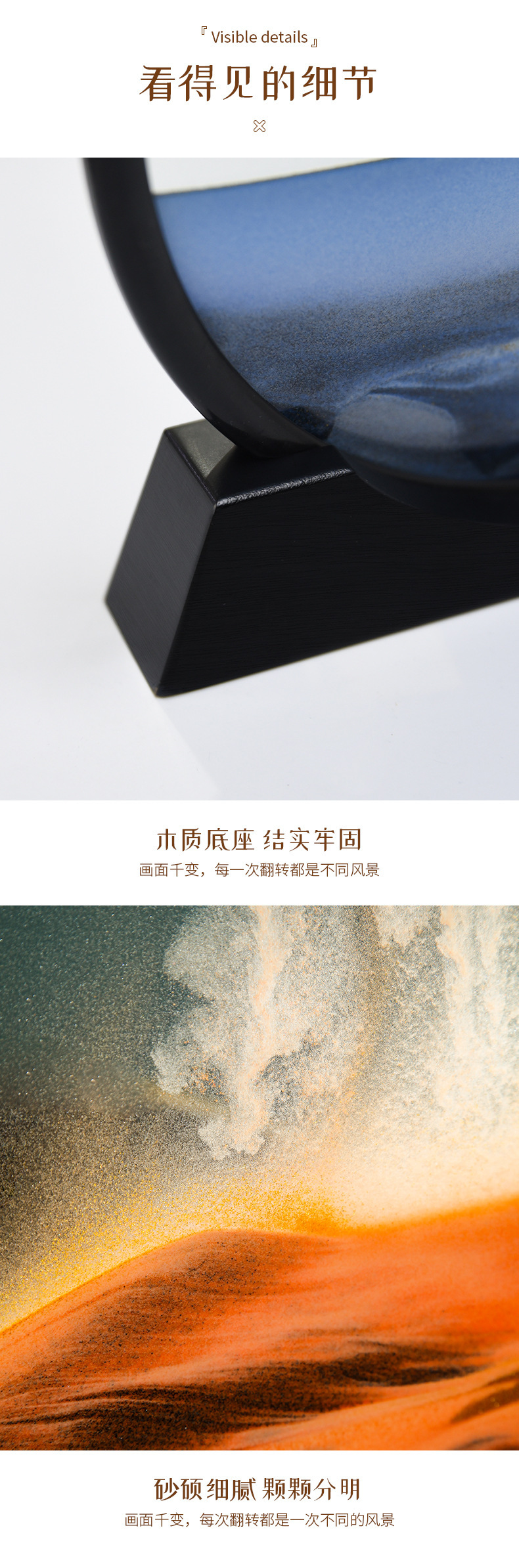 TRANH CÁT CHUYỂN ĐỘNG 3D NGHỆ THUẬT MAGIC HÌNH CHỮ NHẬT/TRÒN LÀM QUÀ TẶNG T-CRAFT