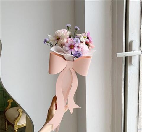 Set 5 Giấy Gói Hoa Hình Nơ 3D Cao Cấp – Phụ Kiện Bó Hoa Sang Trọng, Hot Trend Decor Quà Tặng T.Craft House