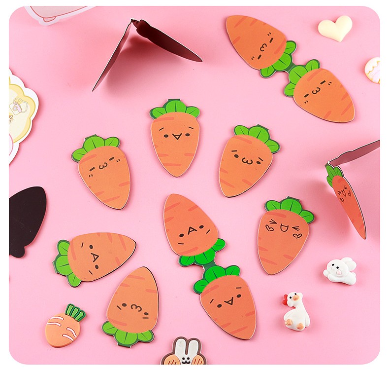 BOOKMARK/ KẸP SÁCH NAM CHÂM HÌNH CỦ CÀ RỐT SIÊU CƯNG T.CRAFT HOUSE