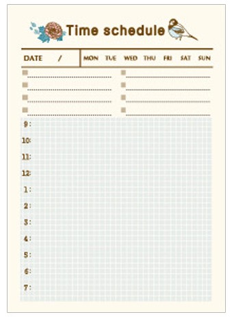 GIẤY NHỚ CÓ KẺ BẢNG KẾ HOẠCH THEO TUẦN/ THÁNG TIỆN LỢI T-CRAFT ^^