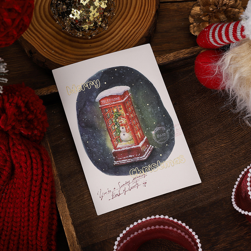 POSTCARD CHỦ ĐỀ GIÁNG SINH DỄ THƯƠNG VÀ ĐẦY MÀU SẮC T.CRAFT HOUSE