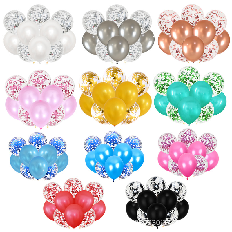 SET 10 BONG BÓNG 12 INCH SIÊU ĐẸP ĐỦ MÀU TRANG TRÍ TIỆC/ SINH NHẬT T-CRAFT
