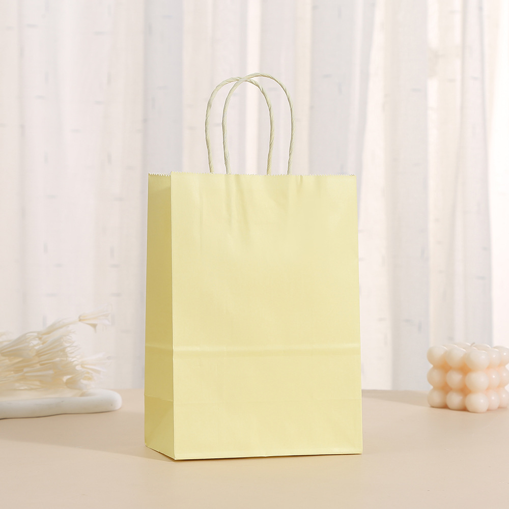 TÚI GIẤY KRAFT DÀY 120GSM MÀU PASTEL KÈM QUAI XÁCH CÙNG MÀU CHẮC CHẮN ĐỰNG QUÀ TẶNG T.CRAFT HOUSE