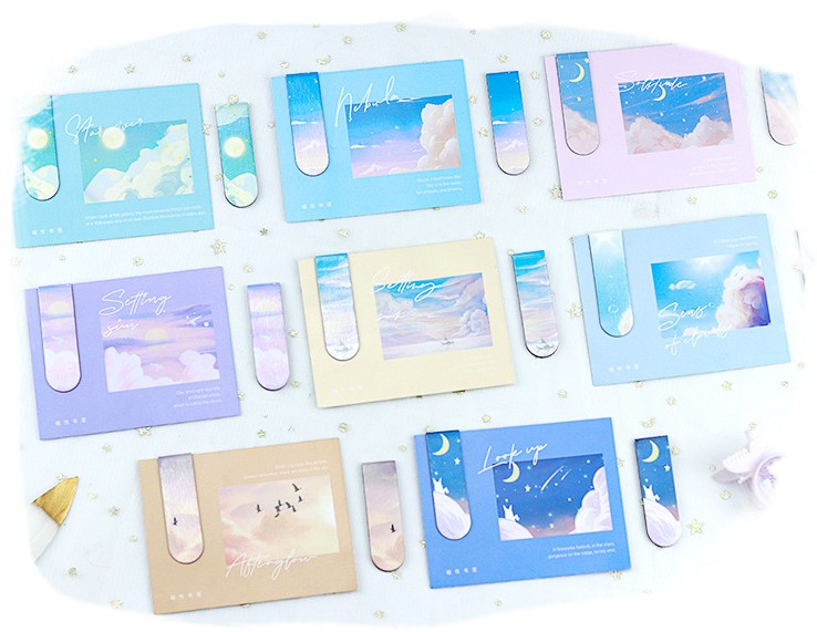 BOOKMARK/ KẸP SÁCH NAM CHÂM CHỦ ĐỀ THIÊN NHIÊN LÃNG MẠN T.CRAFT HOUSE