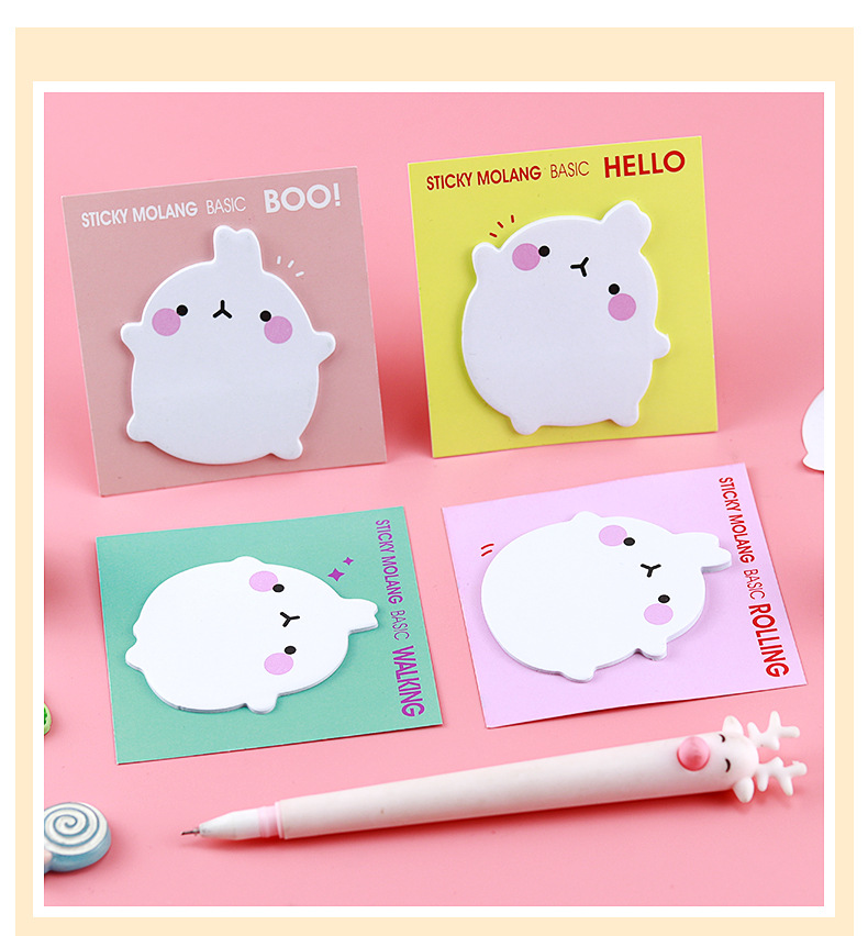 COMBO 4 SET GIẤY NHỚ THỎ CON ĐÁNG YÊU XINH XẮN T.CRAFT HOUSE
