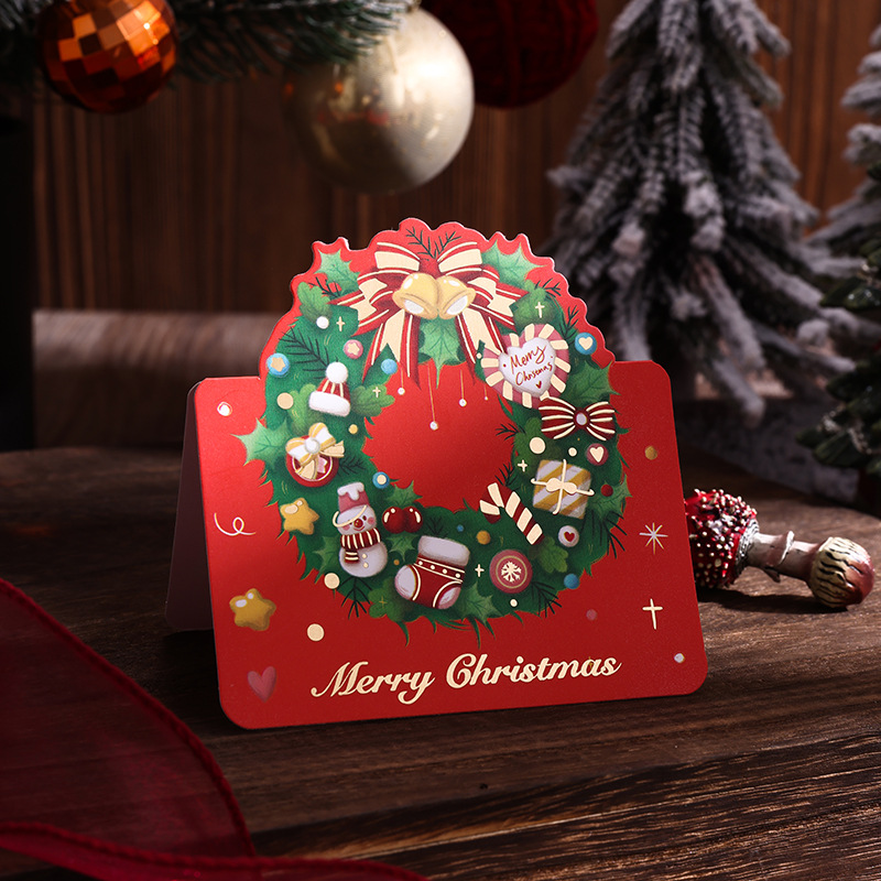 COMBO NGẪU NHIÊN 10 THIỆP IN MINI CHỦ ĐỀ GIÁNG SINH DỄ THƯƠNG VÀ ĐẦY MÀU SẮC T.CRAFT HOUSE - MẪU 5